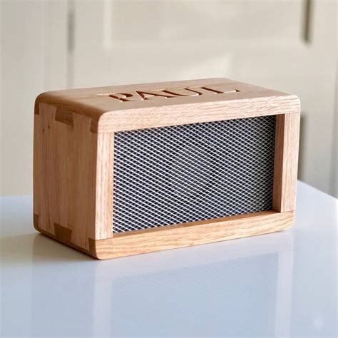 Handmade Wooden Wireless Bluetooth Speaker By Traditional Wooden Gifts