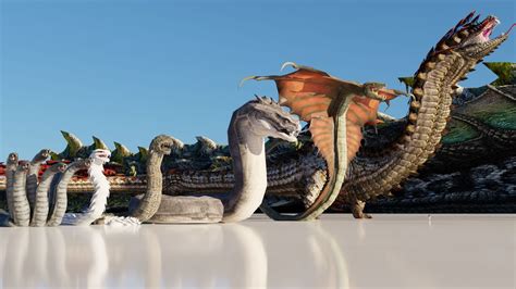 Giant Snake Jörmungandr Size Comparison YouTube