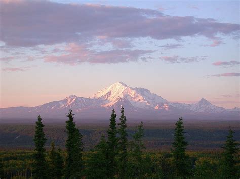 Alaska Mountain Sunset Photograph by Mark Duehmig