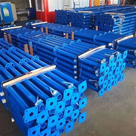 Steel Adjustable Shoring Props Powder Coated Blue Heavy Duty Shuttering