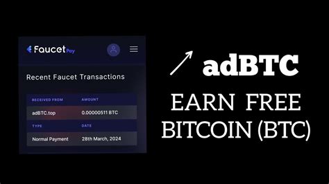 Earn Free Bitcoin Btc By Viewing Ads Withdrawal Video Adbtc Top