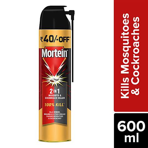 Buy Mortein 2 In 1 Mosquito Cockroach Killer Spray Lemon Fragrance