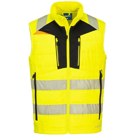 Portwest DX4 Hi Vis Hybrid Baffle Bodywarmer Pronto Direct