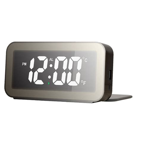Digital Alarm Clock,Alarm Clock with Wireless Charging,Night Light