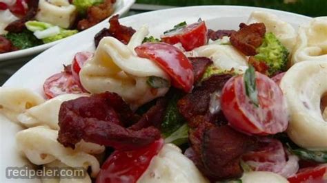 Tortellini Bacon Broccoli Salad