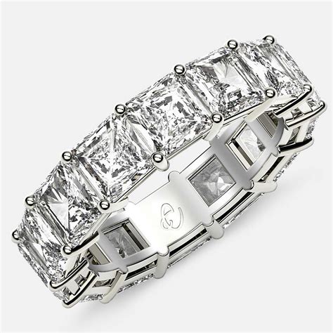 Radiant Cut Diamond Eternity Ring and Band Online - Eternity Us