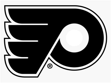 Philadelphia Flyers Logo Black And White - Philadelphia Flyers Logo Png, Transparent Png - kindpng