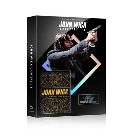 John Wick Triple Feature Walmart Exclusive Blu Ray DVD Digital