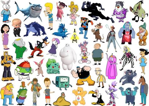 Click the 'B' Cartoon Characters II Quiz - By ddd62291