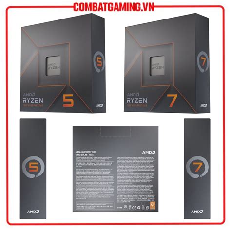 Bộ Vi Xử Lý Amd Ryzen 5 7600x And Ryzen 7 7700x Combo X670 B650m Hàng