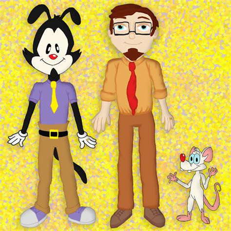 Federico Pischetti With Yakko And Pinky By Ahaq780 On Deviantart