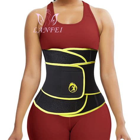 Lanfei Compression Strap Waist Trainers Belt For Women Slimming Sauna