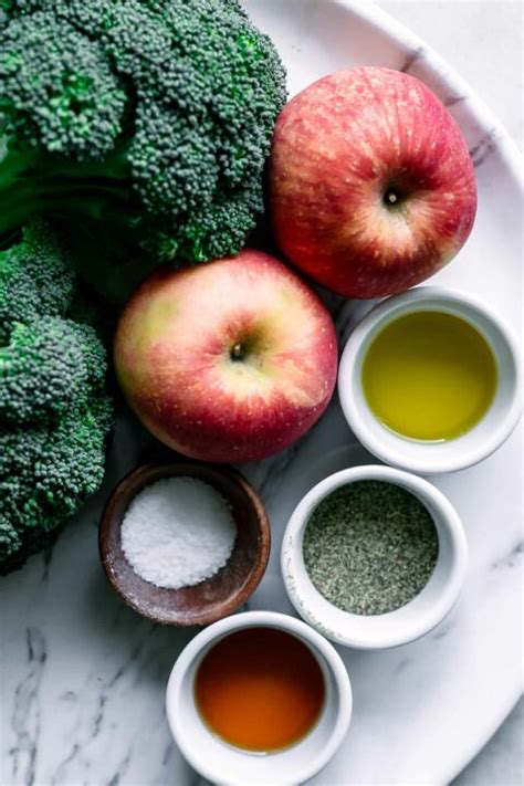 Roasted Broccoli And Apples ⋆ Bake Broccoli With Apples