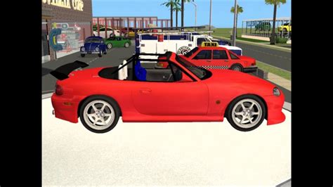 Sims Car Conversion By Vovillia Corp Mazda Mx Miata Tuned