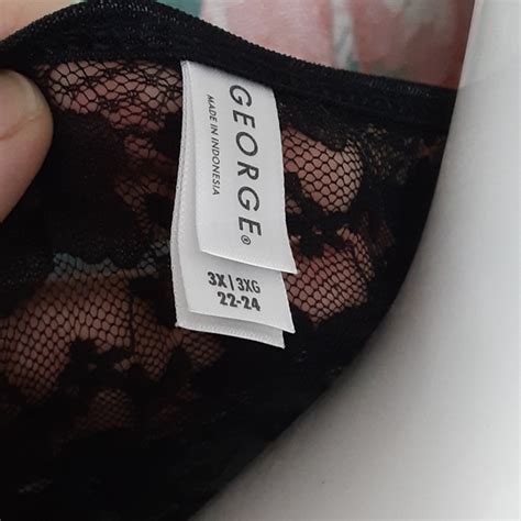 George Intimates Sleepwear Sexy Black Lace Lingerie Dress Poshmark