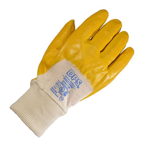 Dps Guantes Nitrilo Amarillo Pu O Elastizado Dorso Ventilado Talle