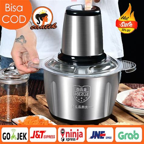 Jual Chopper Blender Daging Penggiling Meat Mincer Elektrik Stainless