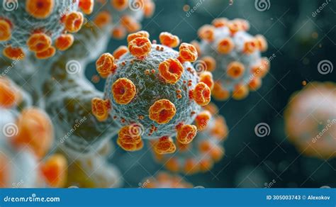 Chickenpox Virus Under Microscope Ai Generated Stock Illustration Illustration Of Infection