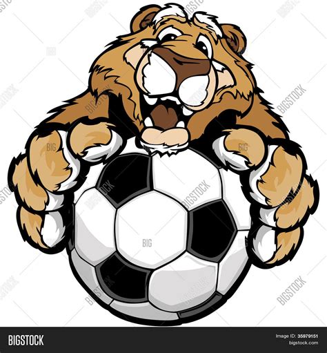 Cute Happy Cougar Vector And Photo Free Trial Bigstock