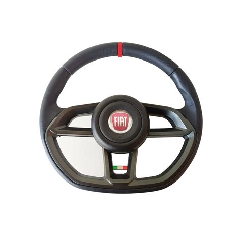 Volante Esportivo Gti Grafite Emblema Logo Vermelho Italia Anel