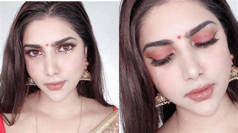 Indian Festive Makeup Tutorial Grwm Beautiful Gorgeous Easy