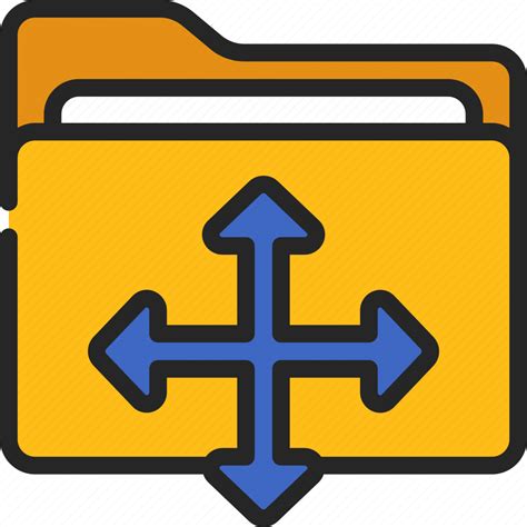 move folder files computing movement icon   iconfinder