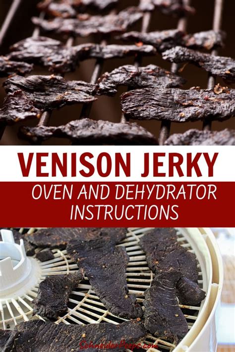 venison jerky oven recipe | SchneiderPeeps