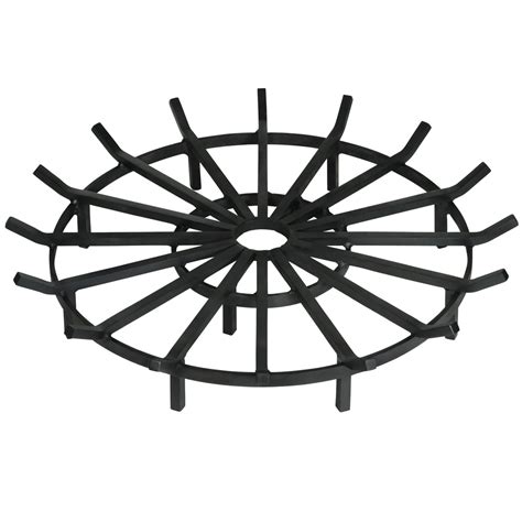 40 Inch Super Heavy Duty Wagon Wheel Fire Pit Grate Steelfreak