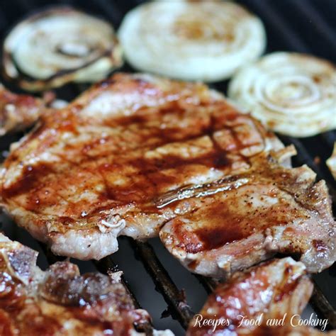 Grilled Pork Chops With Peaches And Pineapple