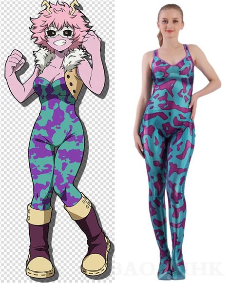 My Hero Academia Ashido Mina Jumpsuit Pinky Cosplay 21420 Hot Sex Picture