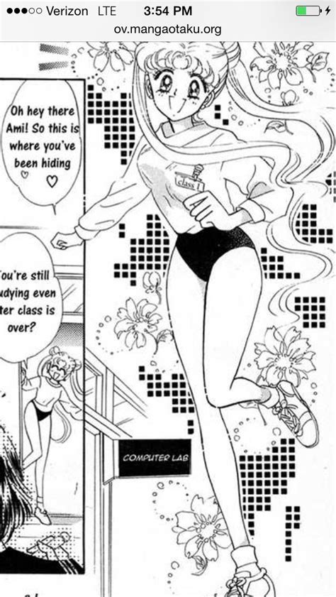 Sailor Moonserena Gym Outfit Manga Act 2