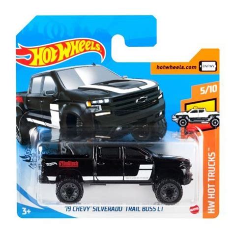 Hot Wheels Chevy Silverado Trail Boss LT kisautó fekete JatekBolt hu