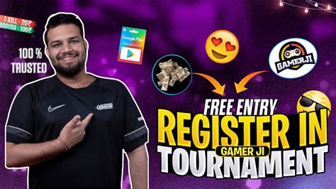 Gamerji App Free Tournament Join How To Register