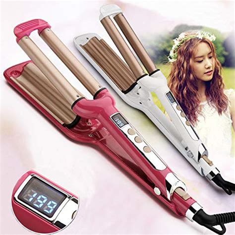 Lcd Pro Electric Ceramic Styler Hair Curler Roller 3 Barrel Wavers Hair Styling Tools Hair