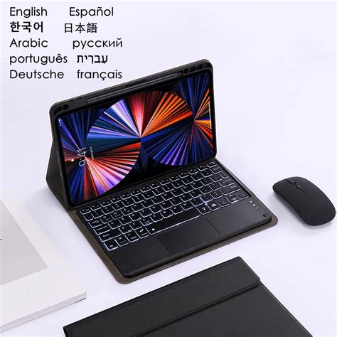 Funda De Teclado Para Huawei Matepad Touchpad Retroiluminado