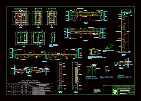 Details Carpentry And Aluminium DWG Detail For AutoCAD Designs CAD