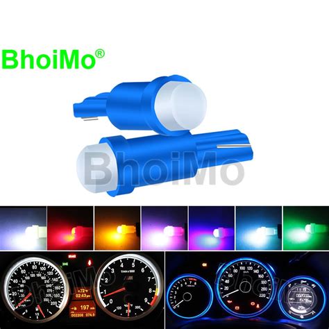 BhoiMo High Quality COB Motorcycle Signal Dashboard Led Light T5 Led