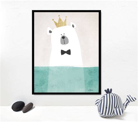 Wall Art Print. Wall Decor. Printable Art. Illustration Print With Cute ...