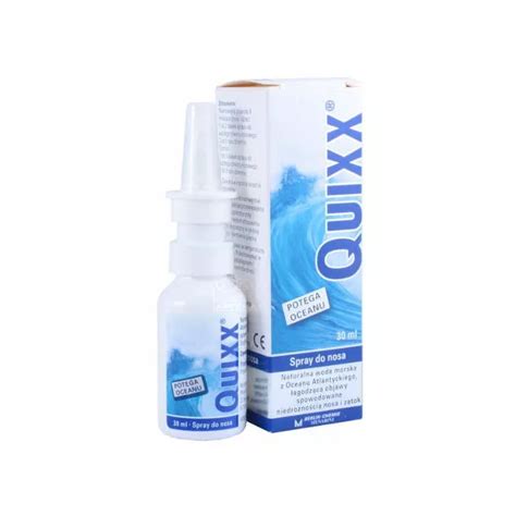 Quixx Woda Morska Spray Do Nosa Ml Opinie Sk Ad I Cena