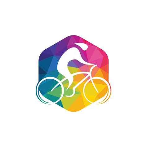 Cycling race vector logo design. Bicycle shop logo design template ...