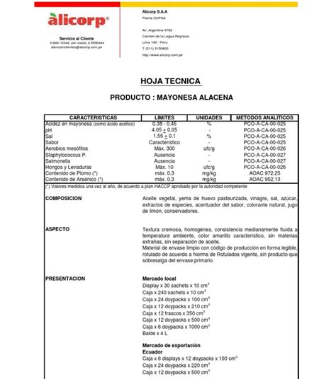 Ejemplo De Ficha Tecnica De Una Empresa Opciones De Ejemplo