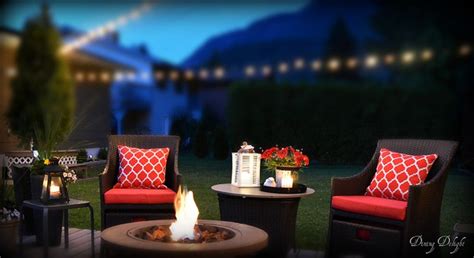 Dining Delight: Backyard Ambiance with Outdoor Lighting