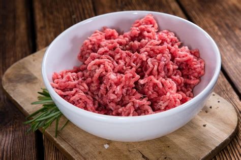 Premium Photo Minced Beef