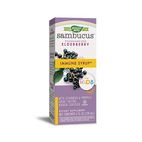 Sambucus Imunne Syrup for Kids/ Самбукус Immune сироп за деца х 120 ml ...