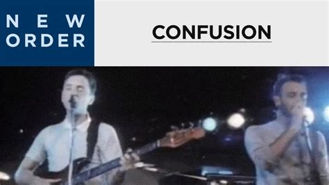 Letra Original Y Traducida De New Order Confusion