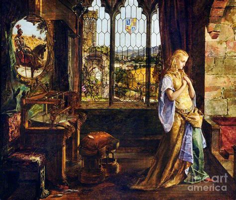 The Lady of Shalott Painting by MotionAge Designs - Fine Art America