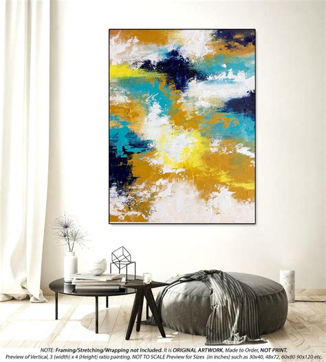 Original Abstract Painting Oversized Canvas Art - Oversized Paintings ...