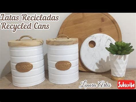 Reciclando Lata Tampa De Madeira Recycling Cans Do It Yourself