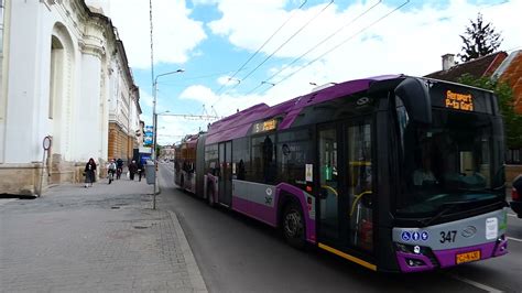 Cluj Napoca Bul 21 Decembrie 1989 Trolleybus Nr 347 Route 5 YouTube