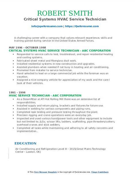 Best Cv For Hvac Job Engineering Resume Sample Chegg Careermatch